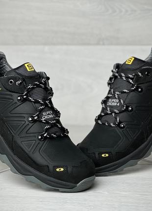 Мужские кожаные кроссовки salomon ranger waterproof6 фото