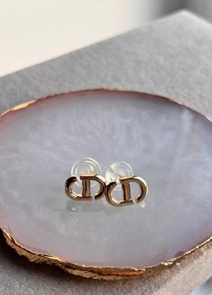 Сережки/серьги dior/диор2 фото