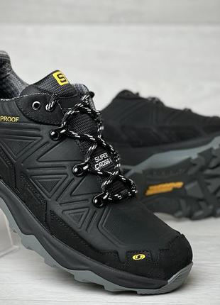 Мужские кожаные кроссовки salomon ranger waterproof9 фото