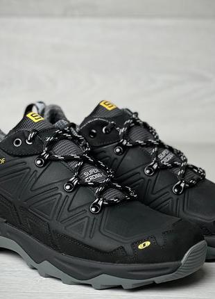 Мужские кожаные кроссовки salomon ranger waterproof5 фото