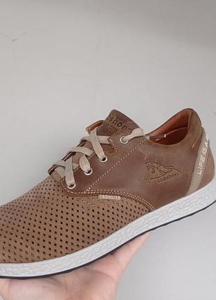 Спортивные туфли кожа Ultraboost ls olivka 43р