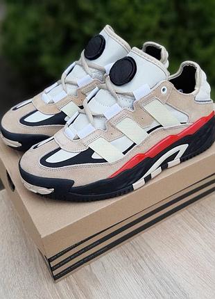 Мужские кроссовки adidas niteball beige бежевого цвета3 фото