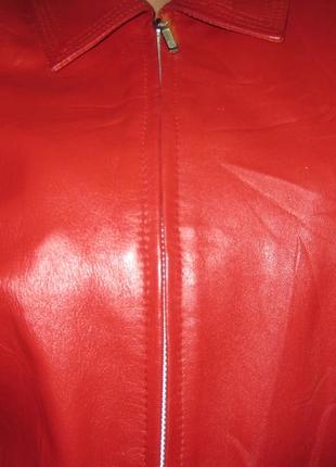 Молодіжна жіноча шкіряна куртка principles розмір 10 (42-44) б/в4 фото