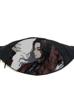 Поясна сумка бананка токійські мерехтіли tokyo revengers (gb tr 025) gear bag чорна
