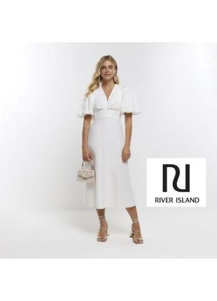 Прекрасное белое платье от river island