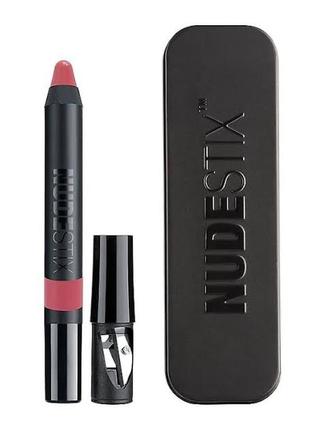 Оригинальный nudestix intense matte lip + cheek pencil помада карандаш для губ и румяна 2в1 rebel оригинал помада карандаш1 фото