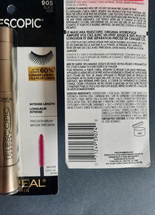 Туш для вій l'oreal telescopic оригінал сша2 фото