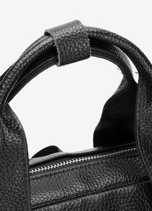 Кожаный мужской рюкзак сумка трансформер, сумка-рюкзак мужская из натуральной кожи