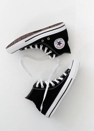 All star converse alte nere hot sale