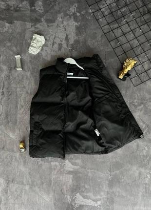 Чоловічий жилет stone island waistcoat black.3 фото