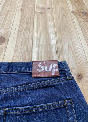 Оригинальные джинсы supreme selvage slim fit jeans3 фото