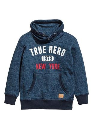 Толстовка свитшот h&amp;m для парня 4-6 лет рост 110-116 см