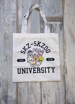 Сумка шоппер, шопер стрей кидс скзоо stray kids skzoo