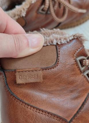 Демисезонные ботинки утеплены флисом от oshkosh6 фото