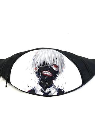 Поясна сумка бананка токійська гуль tokyo ghoul (gb tg 030) gear bag чорна