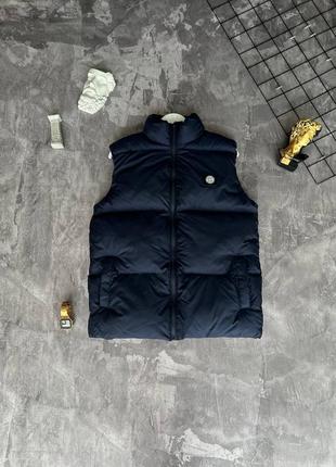 Чоловічий жилет stone island waistcoat dark blue.2 фото