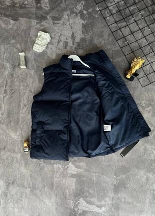 Чоловічий жилет stone island waistcoat dark blue.3 фото