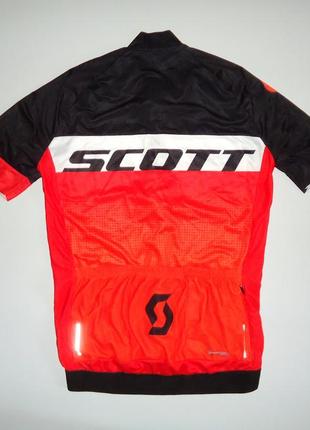 Велофутболка велоджерсі scott rc pro cycling jersey чорно-червоний оригінал (m)2 фото