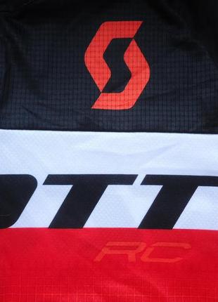 Велофутболка велоджерсі scott rc pro cycling jersey чорно-червоний оригінал (m)5 фото