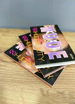 Палетка тіней 18 відтінків huda beauty light nude obsessions