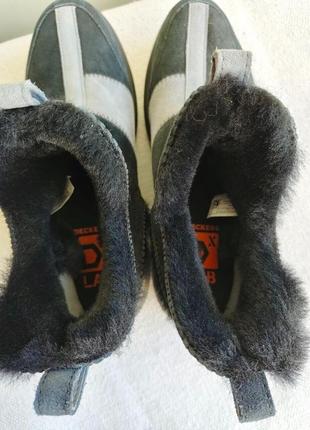 Нюанс женские замшевые ботинки на меху deckers x lab ko-z snpr mid wedge lifestyle boot 11188053 фото