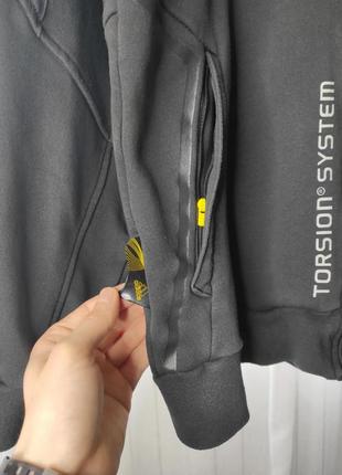 Худі, толстовка adidas originals torsion system rare zip hoodie black/yellow4 фото