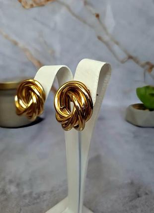 Серьги эллипсы 2