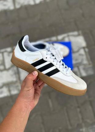 Adidas puig samba palace white black