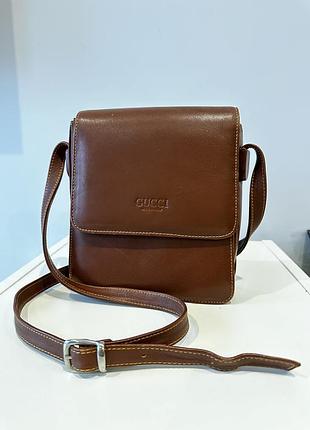 Винтажная сумочка gucci кожаная