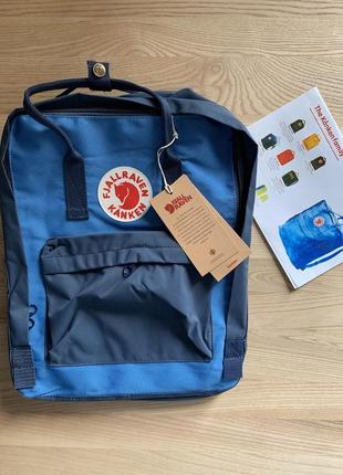 Рюкзак fjallraven kanken blue купити фьялравен канкен синій темно синій