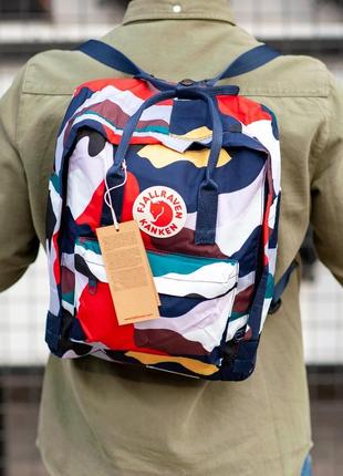 Рюкзак fjallraven kanken kamo купить фьялравен канкен разноцветный