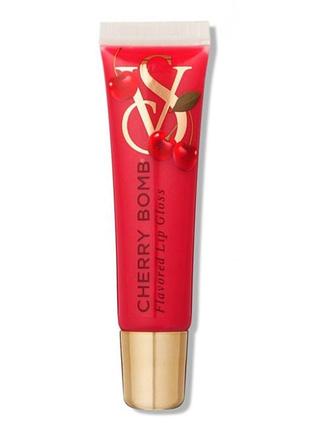 Блеск для губ victoria's secret flavored lip gloss cherry bomb