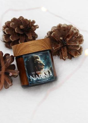 Соєва свічка з ароматом narnia / нарнія5 фото