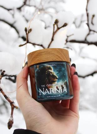 Соєва свічка з ароматом narnia / нарнія4 фото