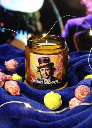 Соєва свічка з ароматом willy wonka / віллі вонка