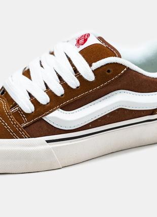 Кеди vans knu skool brown uni.4 фото