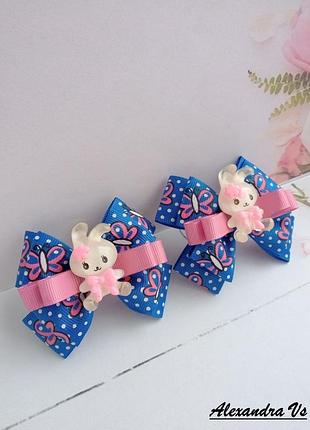 Детские бантики на первые хвостики