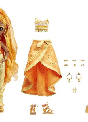 Лялька rainbow high fashion - meena золота2 фото