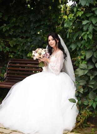 Ніжна весільна сукня/весільна сукня2 фото