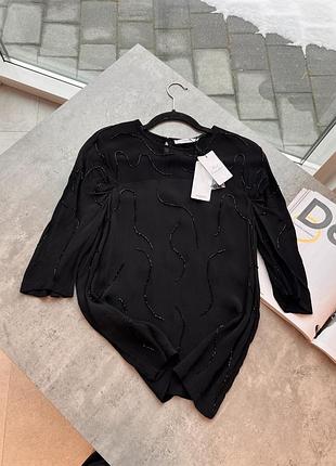 Mango блуза з бісером