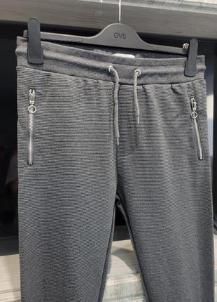 Спортивные штаны мужские серые м/382 фото