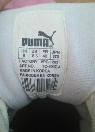 Фирменные легкие кроссовки puma р.40-41 (26,5 см)5 фото