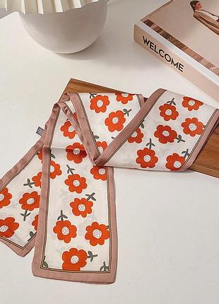 12-76 хустинка-стрічка лента твіллі твилли шарфик платок для волос на шею на руку на сумку