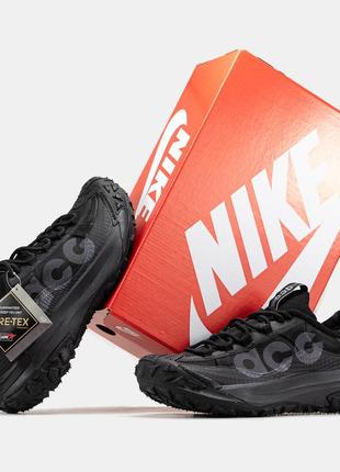 Мужские кроссовки gay nike acg mountain fly 2 gore-tex low black / найк асг моунтин флай 2 гор текс низкие черные
