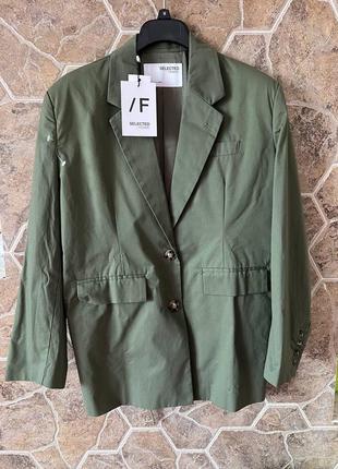 Мілітарі жакет оверсайз selected femme
