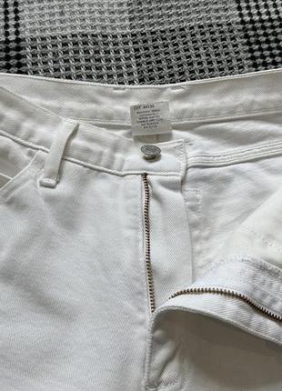 Guess винтажные белые mom джинсы с высокой посадкой7 фото