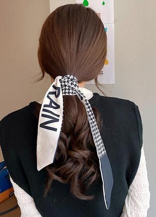 12-79 хустинка-стрічка лента твіллі твилли шарфик платок для волос на шею на руку на сумку