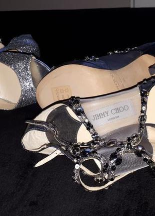 Босоніжки jimmy choo оригінал з камінням6 фото