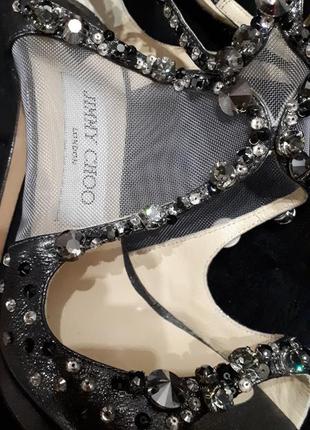 Босоножки jimmy choo оригинал с камнями кристаллами2 фото