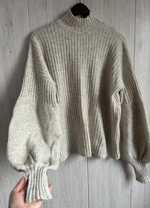 Свитер с красивыми рукавами dilvin one size